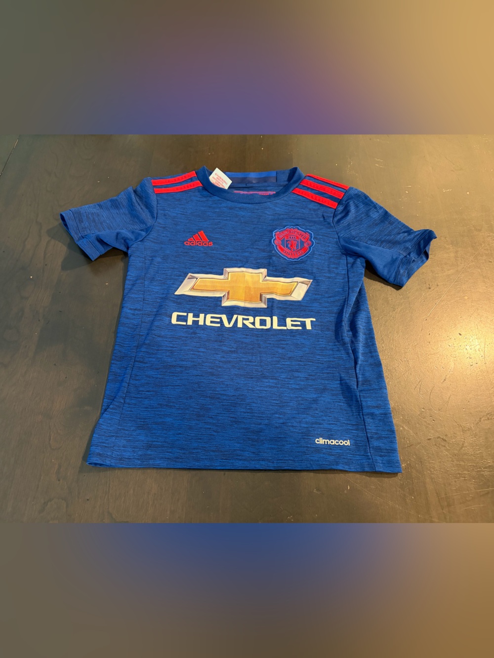 Adidas Manchester United 2016-2017 Away Soccer Jersey Youth Size Small